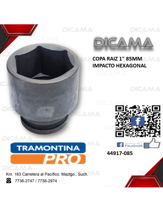 COPA RAIZ 1" 85MM                IMPACTO HEXAGONAL