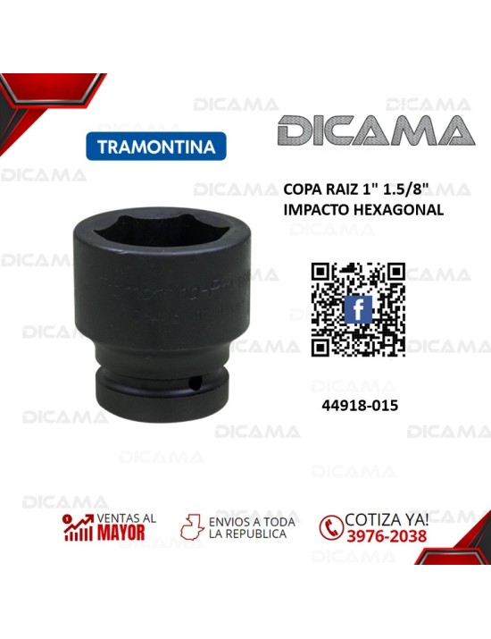 COPA RAIZ 1" 1.5/8"              IMPACTO HEXAGONAL