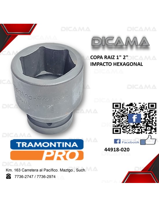 COPA RAIZ 1" 2"                  IMPACTO HEXAGONAL
