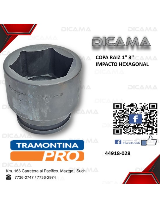 COPA RAIZ 1" 3"                  IMPACTO HEXAGONAL