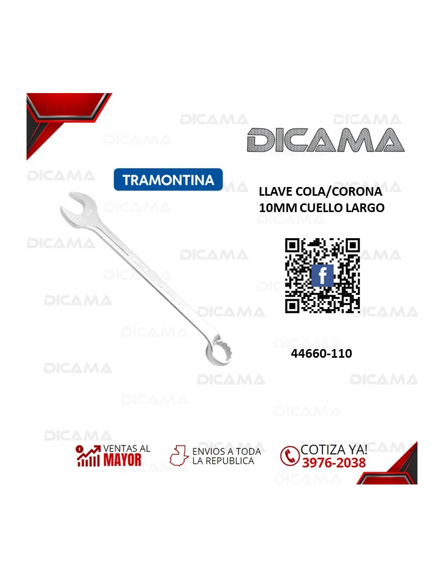 LLAVE COLA/CORONA 10MM CUELLO LARGO