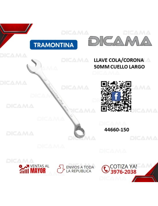 LLAVE COLA/CORONA 50MM CUELLO LARGO
