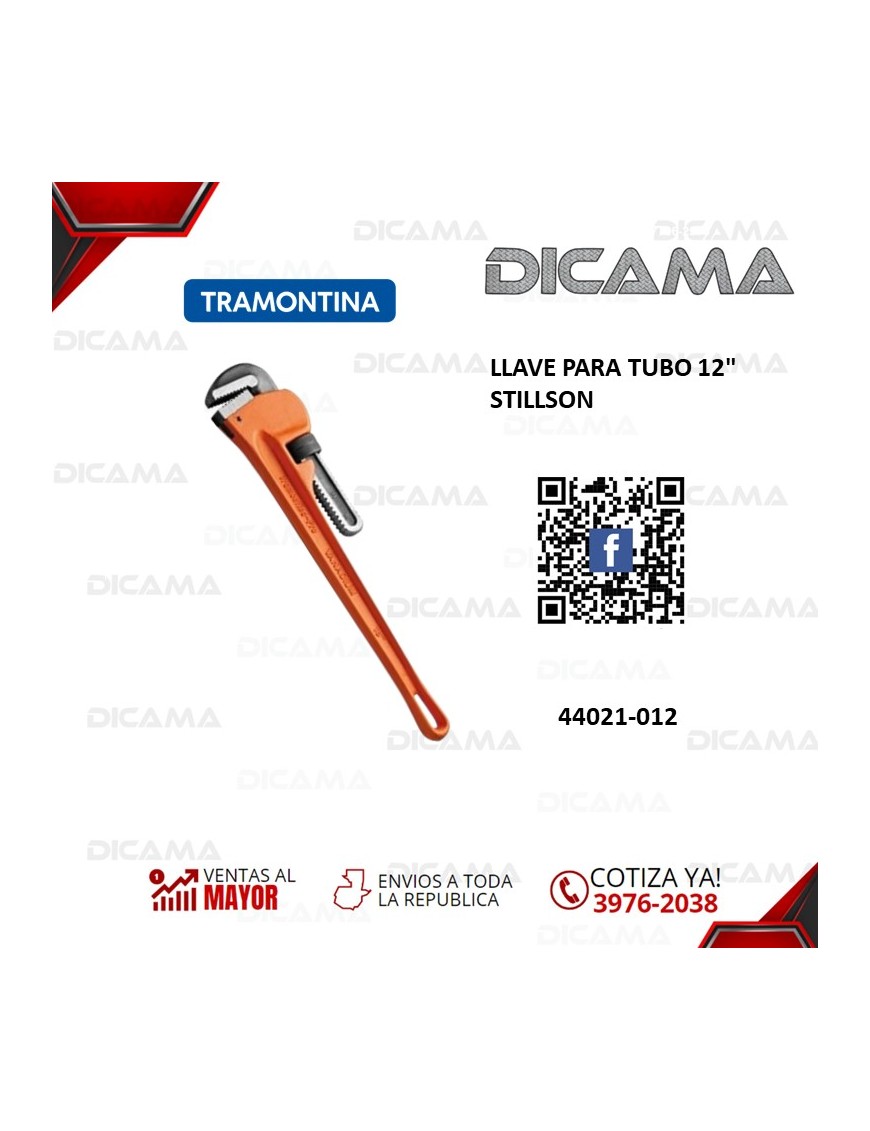 LLAVE PARA TUBO 12"  STILLSON