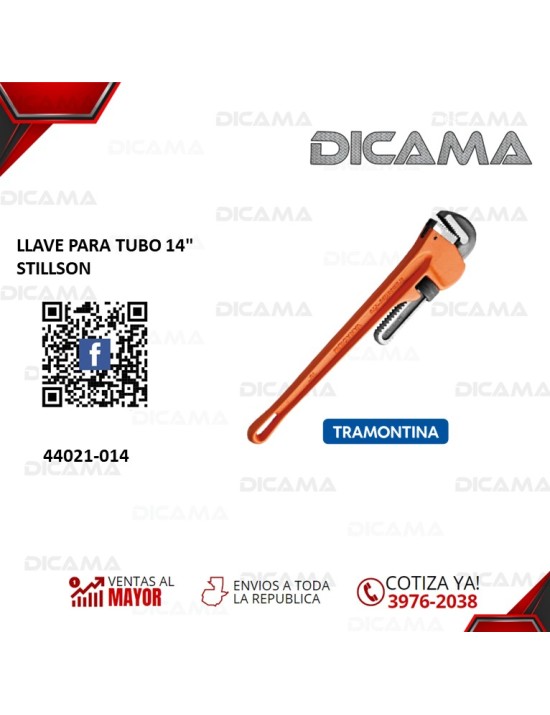 LLAVE PARA TUBO 14"  STILLSON