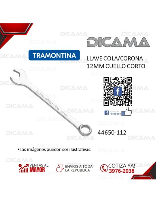 LLAVE COLA/CORONA 12MM CUELLO CORTO