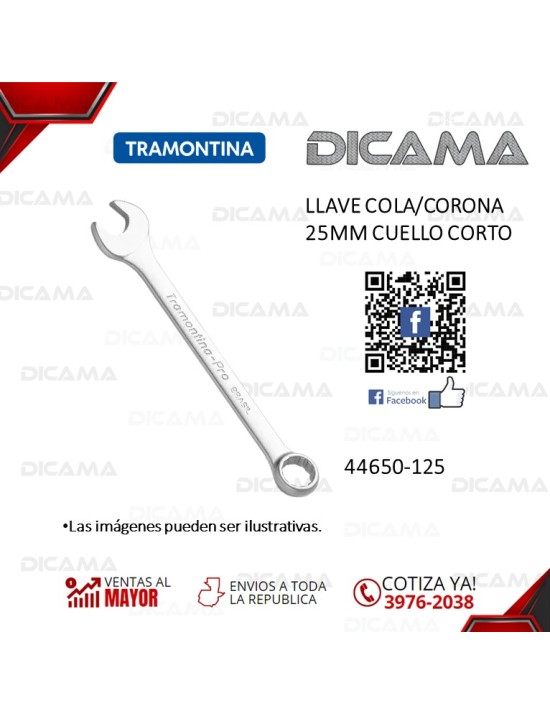LLAVE COLA/CORONA 25MM CUELLO CORTO