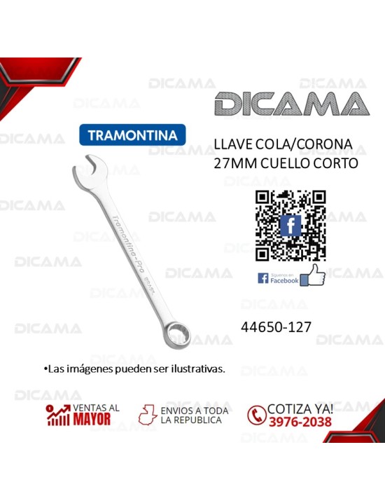 LLAVE COLA/CORONA 27MM CUELLO CORTO