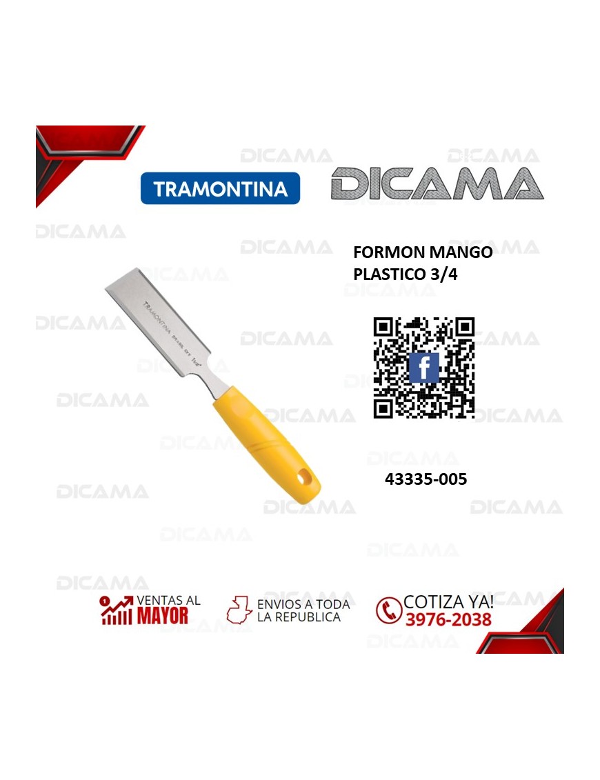 FORMON MANGO PLASTICO 3/4
