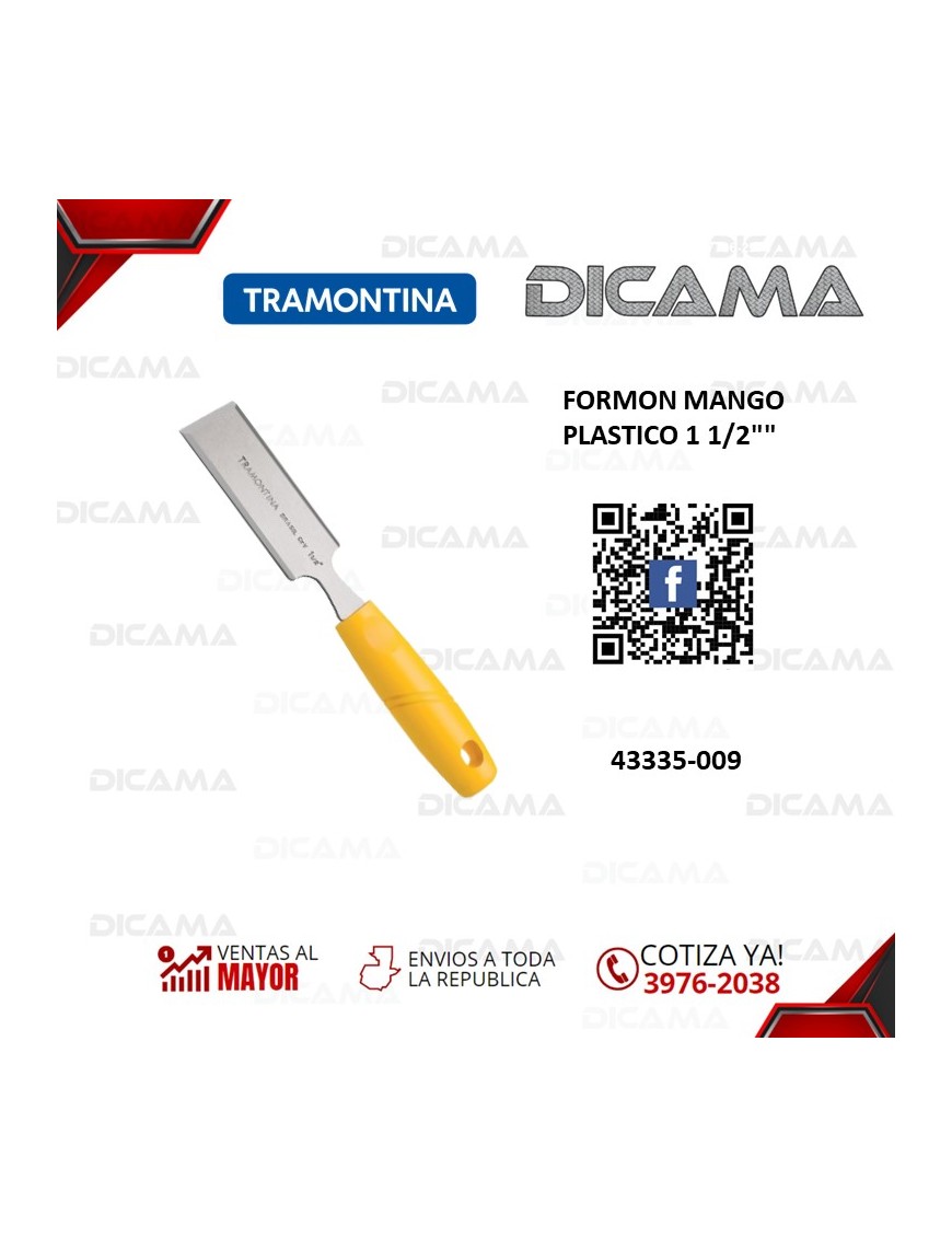FORMON MANGO PLASTICO 1 1/2"