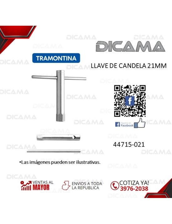 LLAVE DE CANDELA 21MM