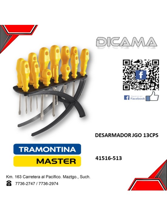 DESARMADOR JGO 13 PZS