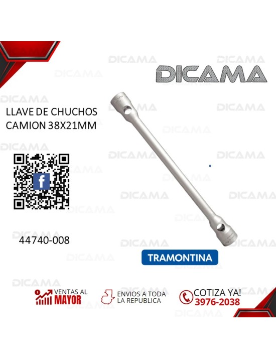 LLAVE DE CHUCHOS RECTA CAMION 38X21MM