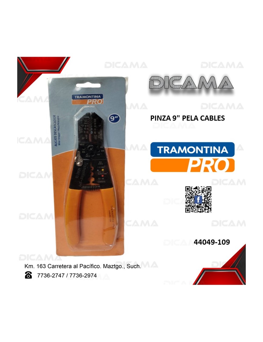 PINZA 9" PELA CABLES