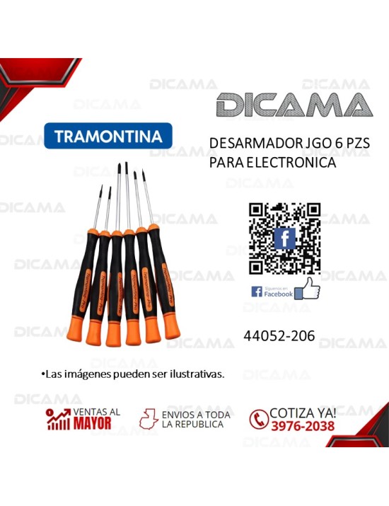 DESARMADOR JGO 6 PZS PARA ELECTRONICA