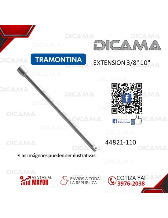 EXTENSION RAIZ 3/8 10"