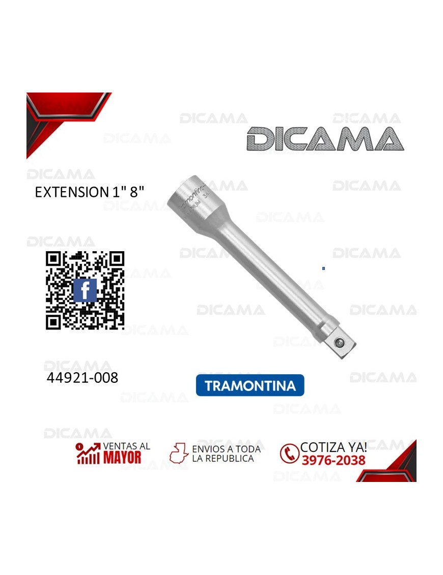 EXTENSION RAIZ 1 8"