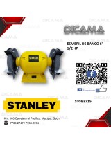 ESMERIL DE BANCO 6" 1/2 HP MOTOR