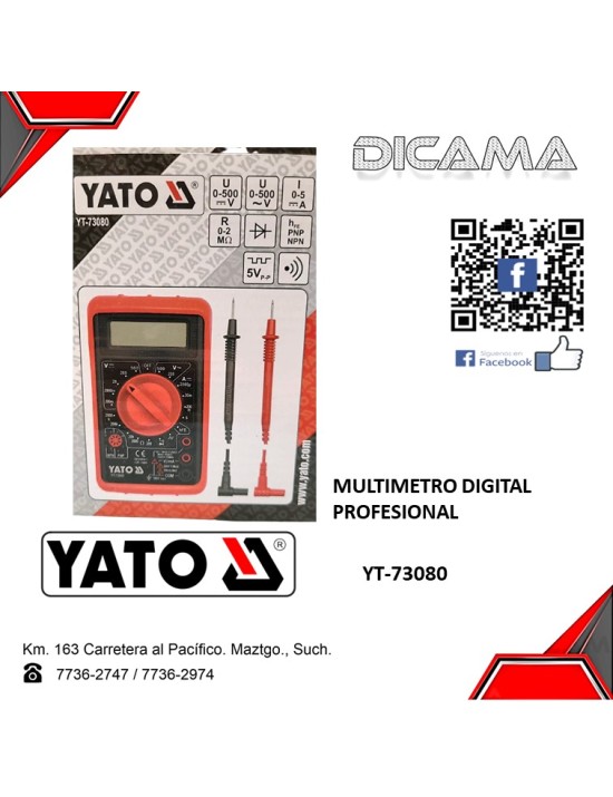 MULTIMETRO DIGITAL PROFESIONAL