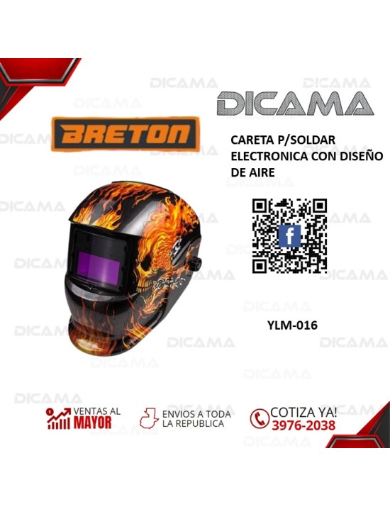 CARETA P/SOLDAR ELECTRONICA CON DISEÑO DE AIRE