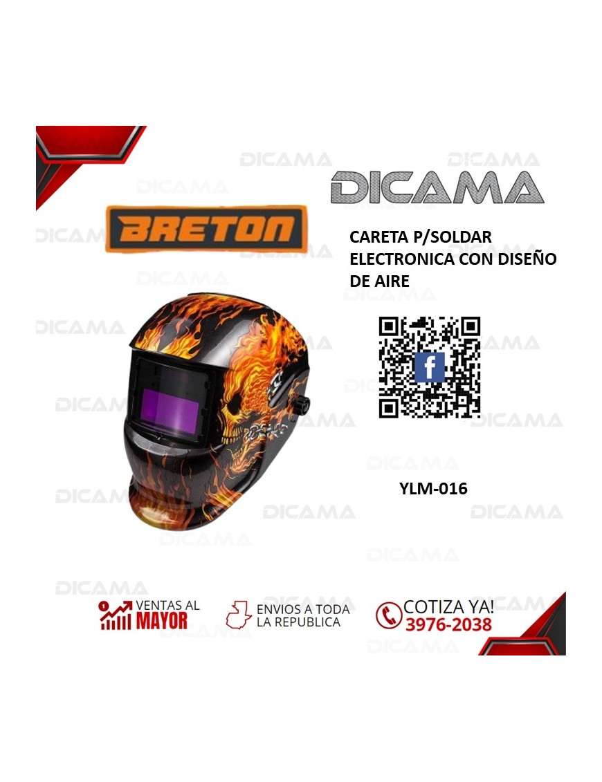 CARETA P/SOLDAR ELECTRONICA CON DISEÑO DE AIRE