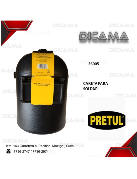 CARETA PARA SOLDAR