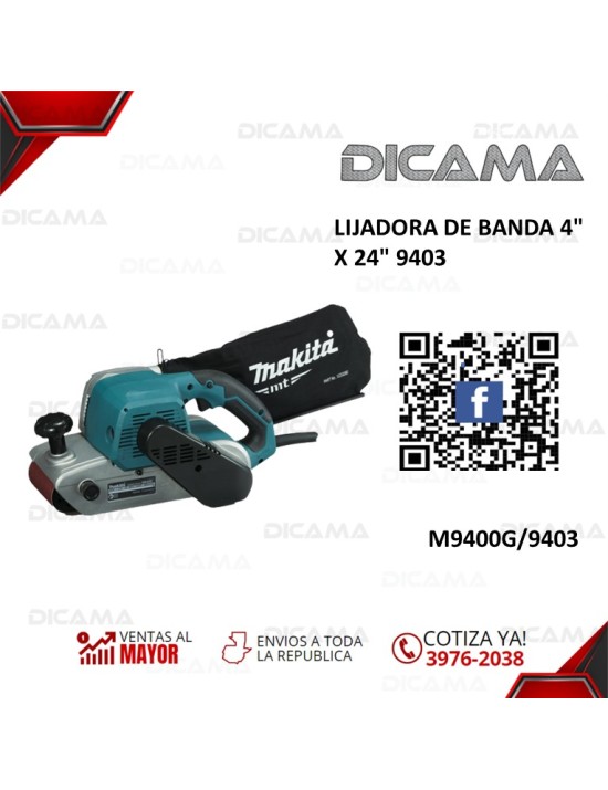 LIJADORA DE BANDA 4X24" 940 WATTS