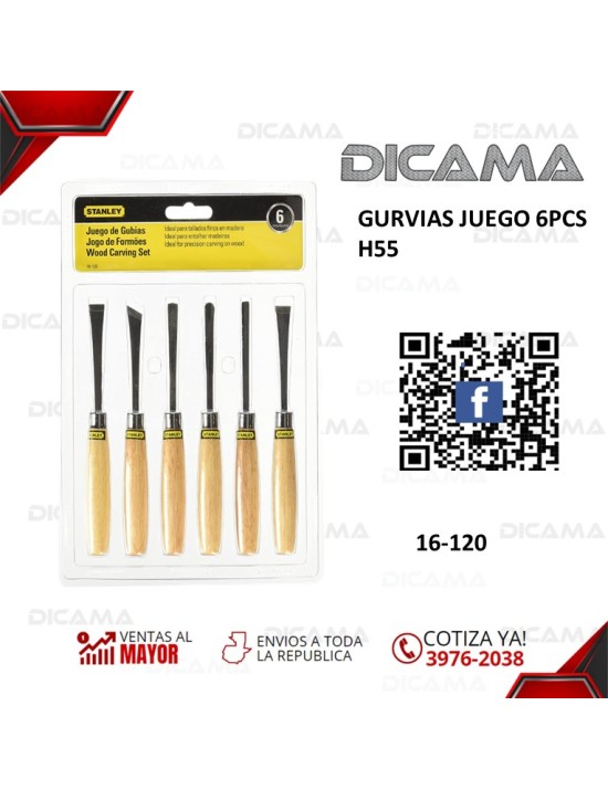 GURVIAS JUEGO 6PCS H55