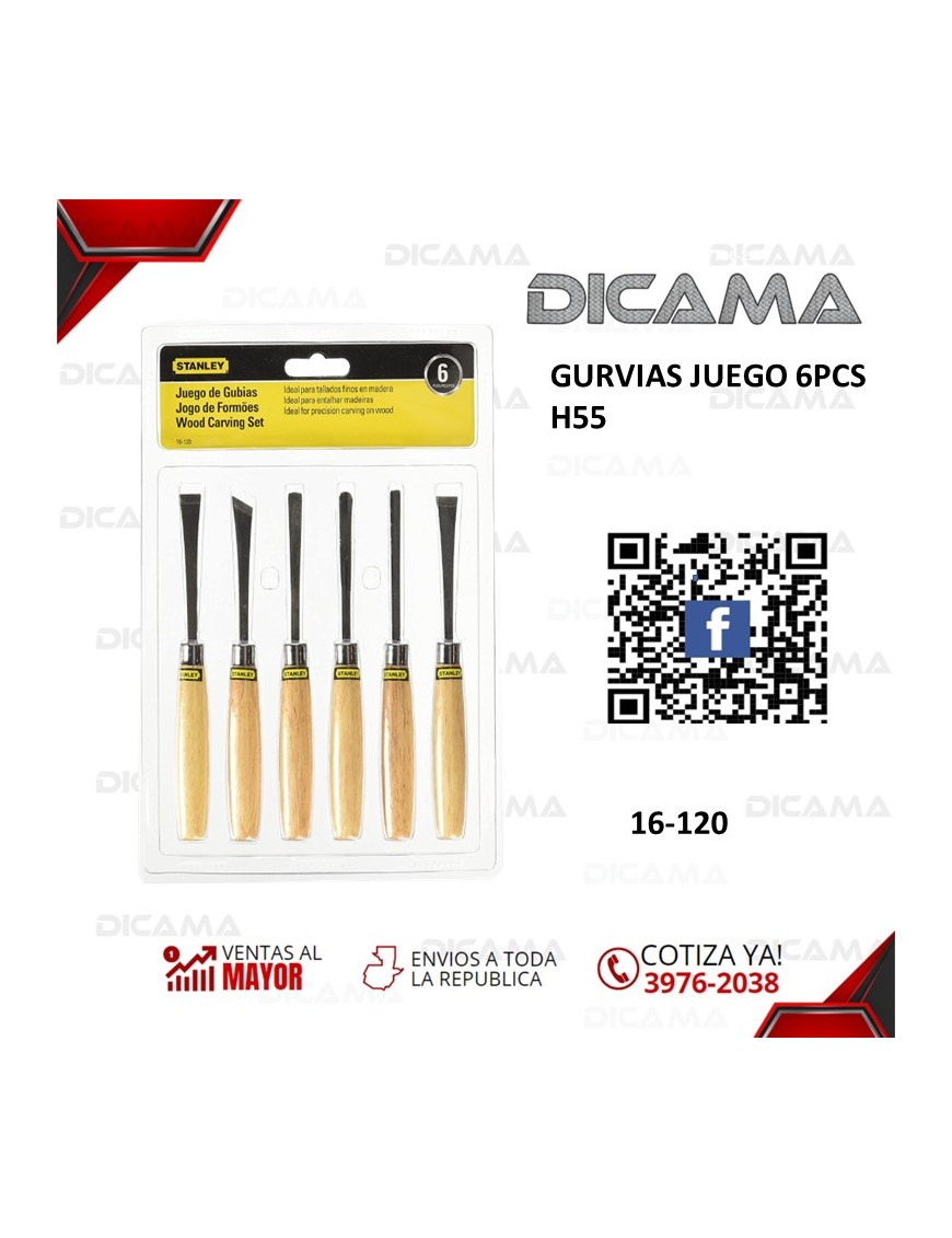 GURVIAS JUEGO 6PCS H55