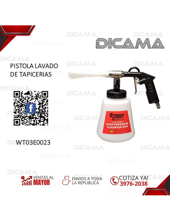 PISTOLA LAVADO DE TAPICERIAS