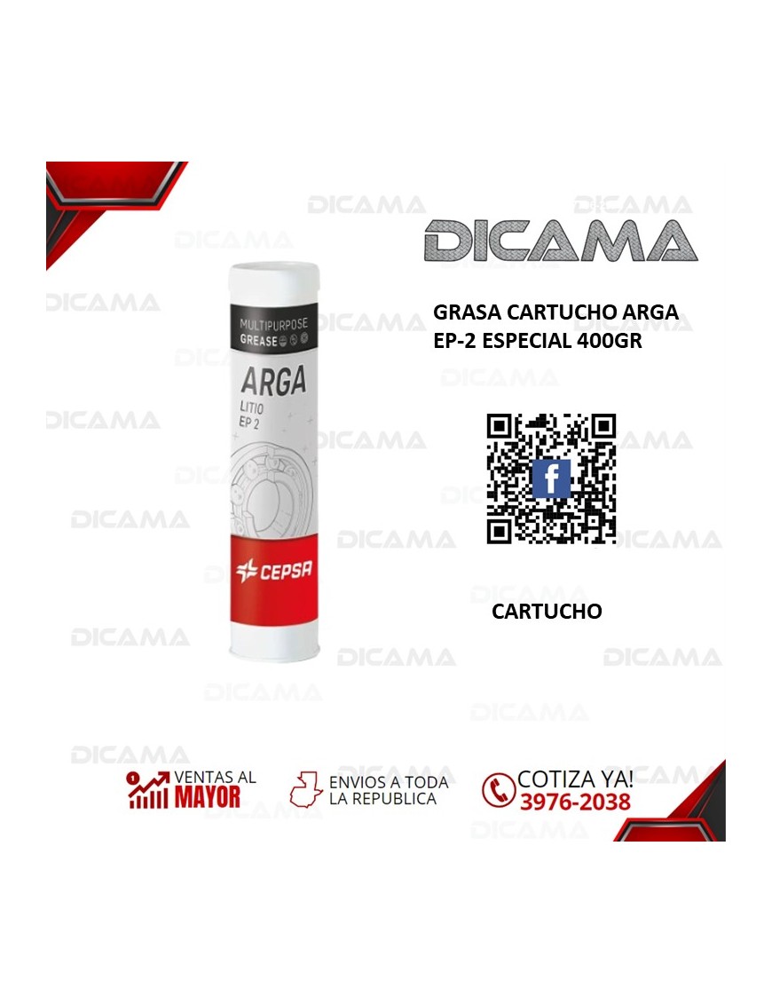 GRASA TUBO ARGA EP-2 ESPECIAL 400GR