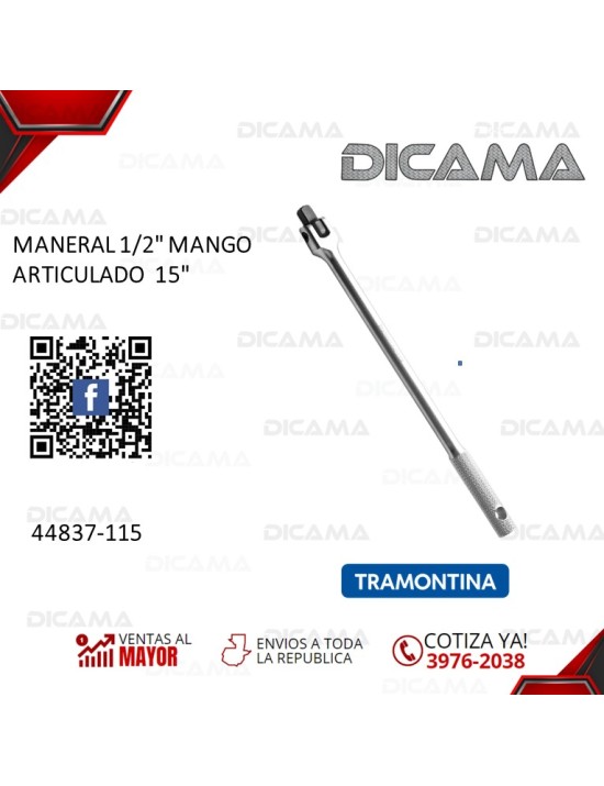 MANERAL RAIZ 1/2" 15" MANGO ARTICULADO