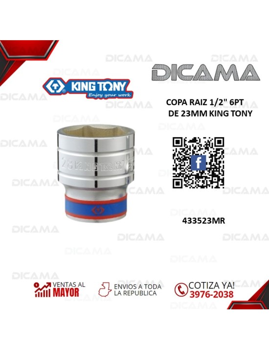COPA RAIZ 1/2" 23MM 6PT