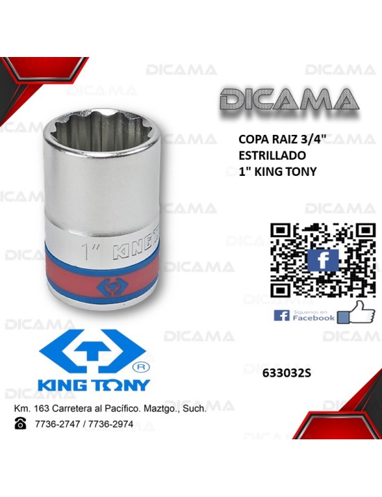 COPA RAIZ 3/4" 1" 12 PUNTOS