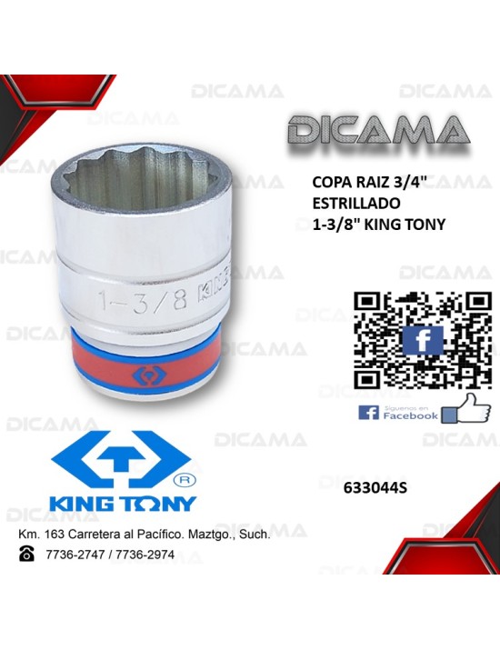 COPA RAIZ 3/4" 1-3/8" 12 PUNTOS
