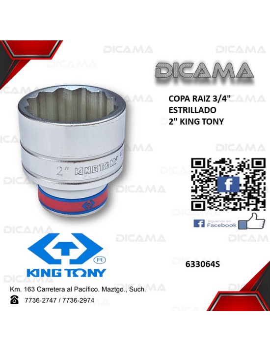 COPA RAIZ 3/4" 2" 12 PUNTOS
