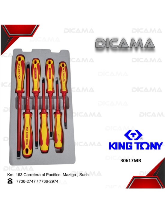 DESARMADOR JGO 7 PZS P/ELECTRICISTA
