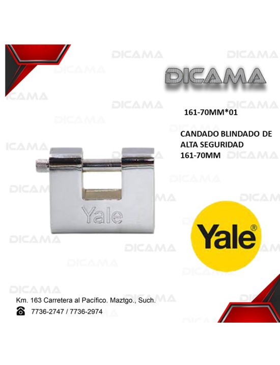 CANDADO 70MM BLINDADO DE ALTA SEGURIDAD 161-