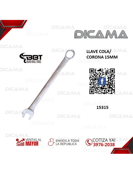 LLAVE COLA/CORONA 15MM