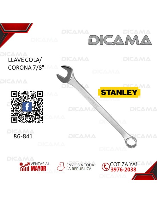 LLAVE COLA/CORONA 7/8"