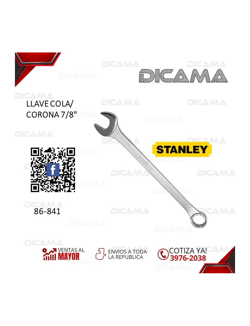 LLAVE COLA/CORONA 7/8"