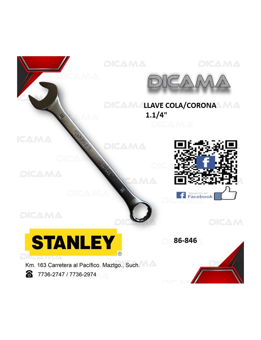 LLAVE COLA/CORONA 1.1/4"