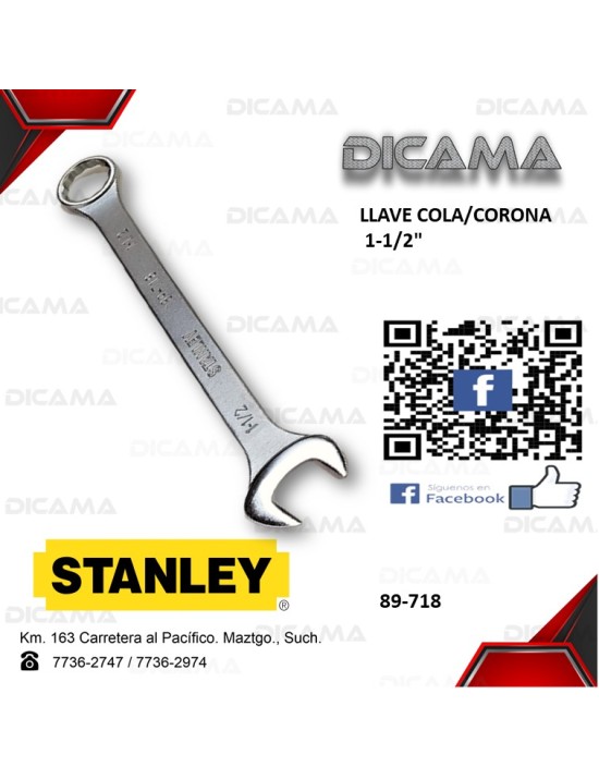LLAVE COLA/CORONA 1.1/2"