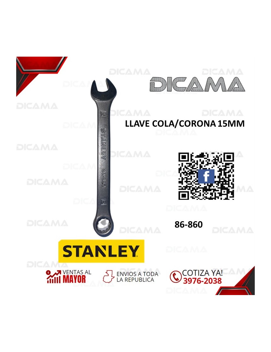 LLAVE COLA/CORONA 15MM