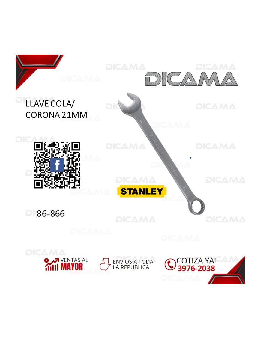 LLAVE COLA/CORONA 21MM