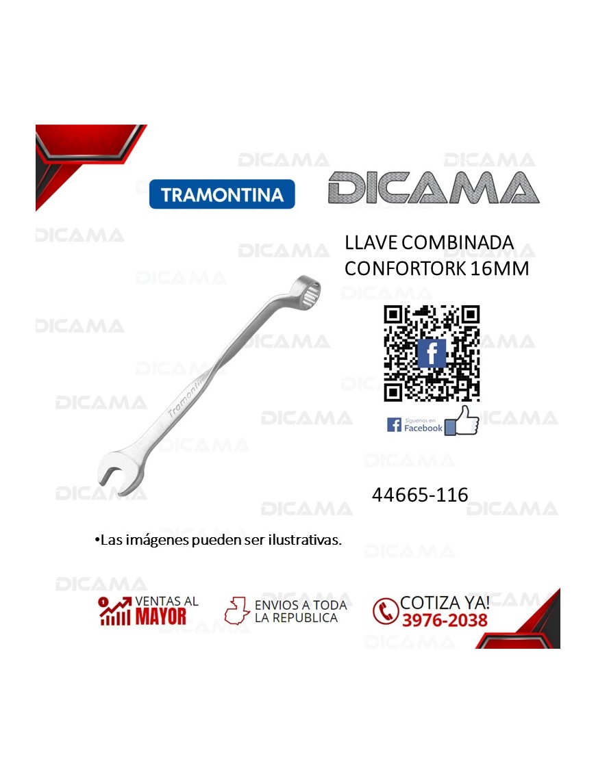 LLAVE COMBINADA CONFORTORK 16MM