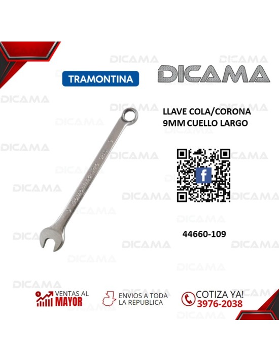 LLAVE COLA/CORONA 9MM CUELLO LARGO