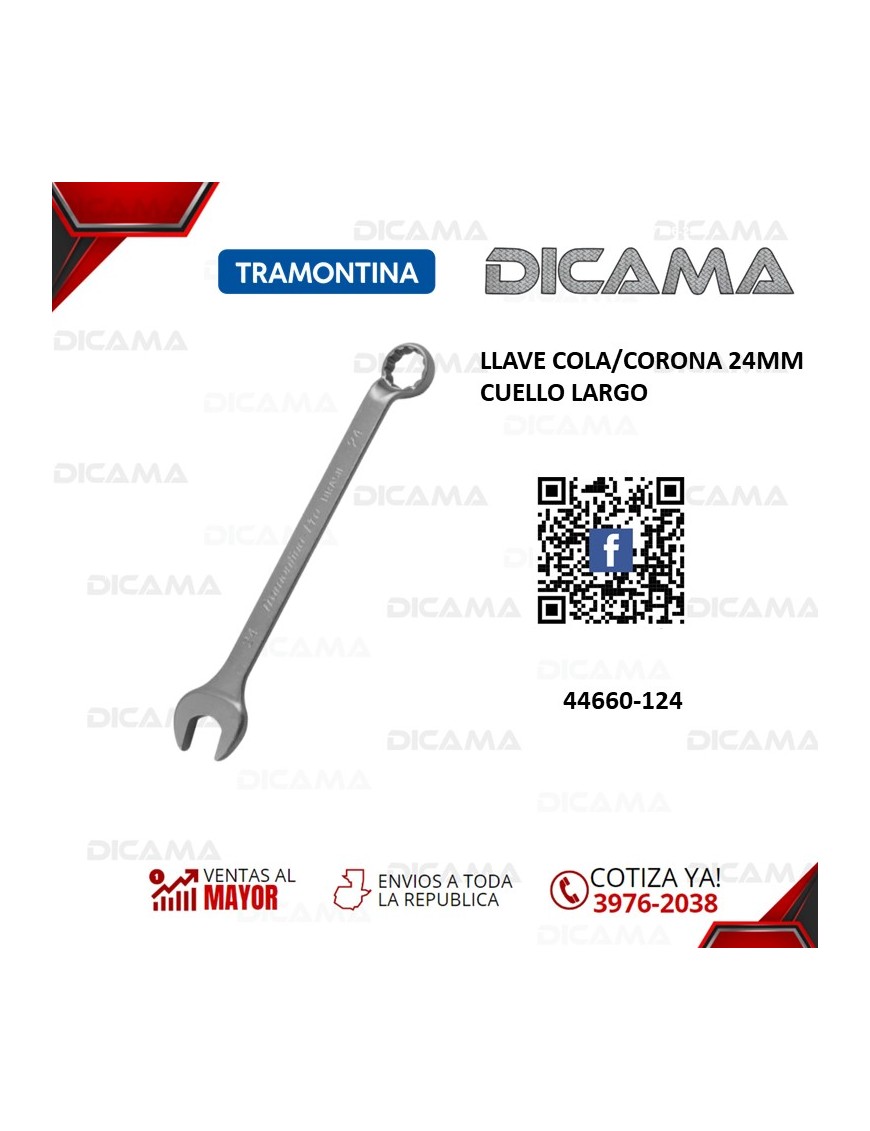 LLAVE COLA/CORONA 24MM CUELLO LARGO