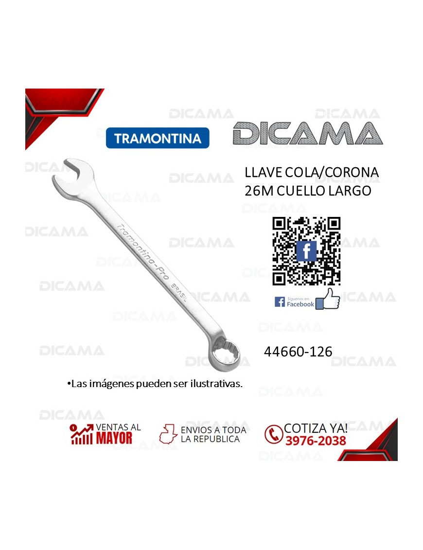 LLAVE COLA/CORONA 26MM CUELLO LARGO
