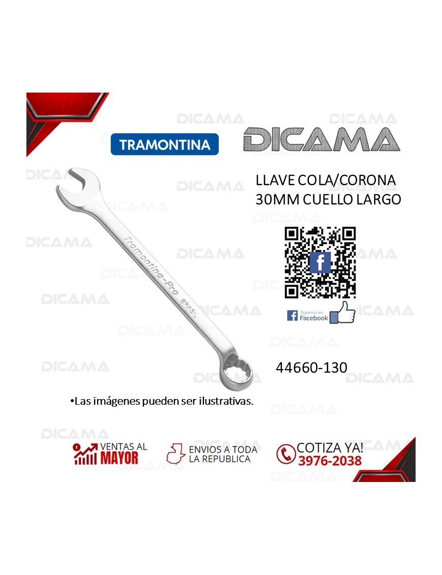LLAVE COLA/CORONA 30MM CUELLO LARGO
