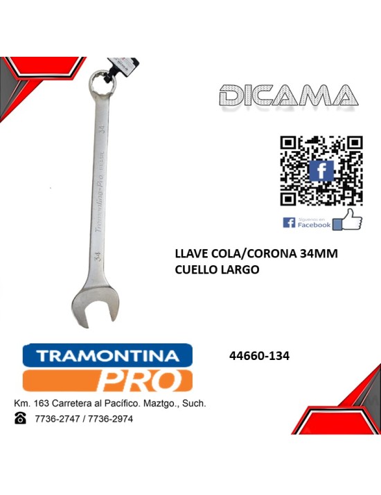 LLAVE COLA/CORONA 34MM CUELLO LARGO